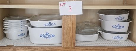 Corningware Blue Cornflower Bakeware