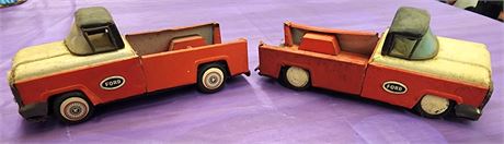 Two Ford Japan Tin Trucks