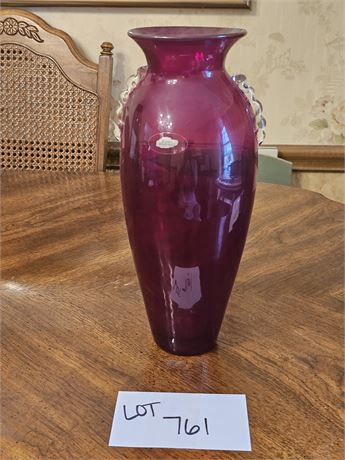 Blenko Ruby Red Large Vase