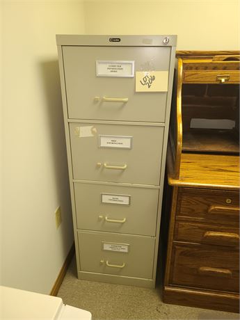 Global Metal 4-Drawer File Cabinet