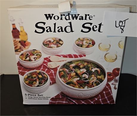 World Ware Salad Set New In Box