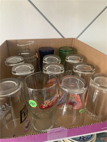 Collectible Glassware - Maker's Mark, Thirsty Dog Cafe, Leinenkugel's & More