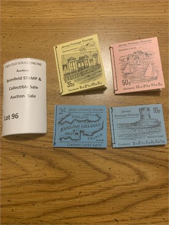 Jersey Channel Islands Postage Stamp Booklets The Royal Court, Martello Tower
