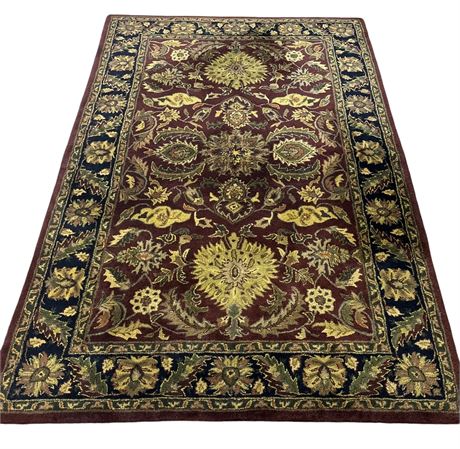 Kaleen 8'x11' Wool Area Rug, Regal Palmette Pattern