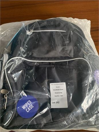 Graco Backpack Diaper Bag With Wipes Case Pocket - New