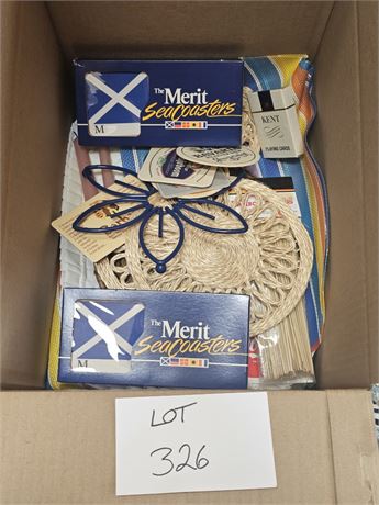 Misc Box- Playing Cards, Coasters, Placemats & More