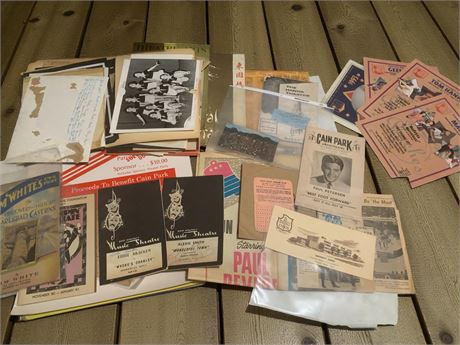 Vintage Paper Ephemera - Playbills, Programs, Photos & More