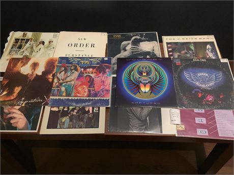 REO Speedwagon, Journey, INXS, The J Giles Band, New Order Album Lot