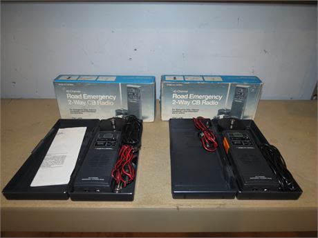 Realistic Road Emergency 2-Way CB Radios