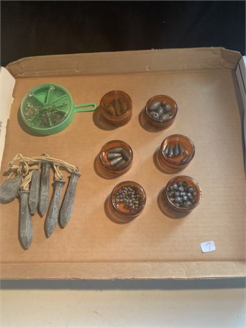 Vintage Fishing Weight Lot