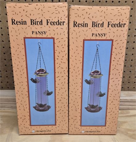Resin Bird Feeders