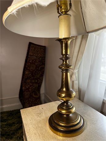 Brass Table Lamp, Very Heavy