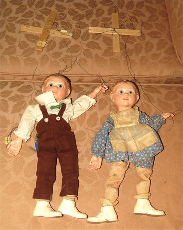 Antique Walking Puppets