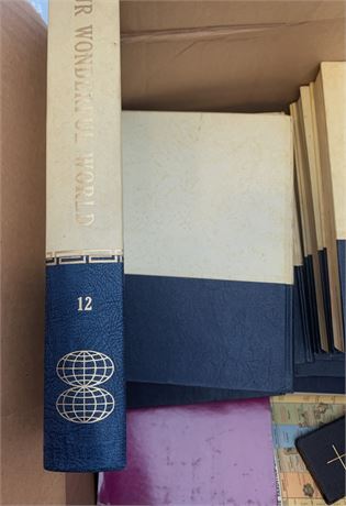 Our Wonderful World encyclopedia Set & Other History Books