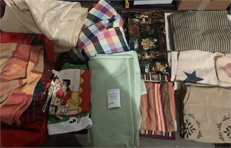 Vintage Fabric Scraps, Quilting Materials, Sewing Fabric Lot