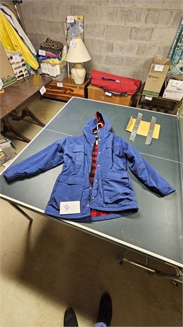 L.L Bean Size Large Parka Blue Coat