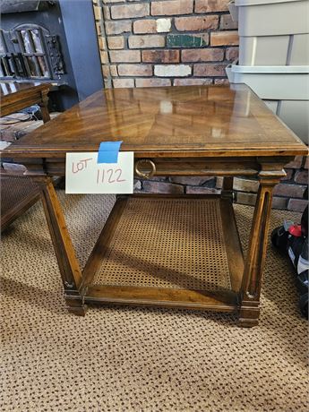 Vintage Wood End Table