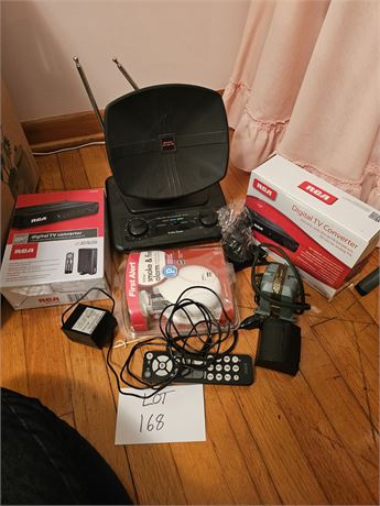 Mixed Electronics- RCA TV Converters, Color Supreme Z10, Smoke Alarm & More