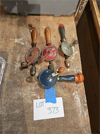 Vintage Hand Drill Lot : Stanley & More