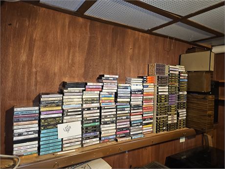 Large Lot of Mixed Cassette Tapes:Country/Opera/60's-70's Music & More