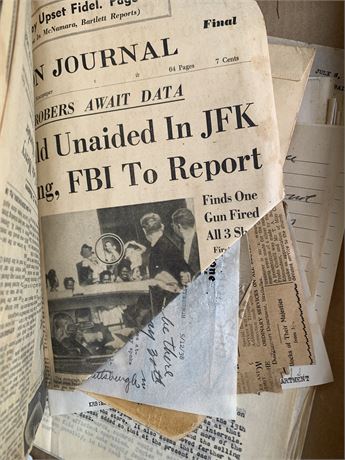 Vintage Historical Newspaper Ephemera Lot