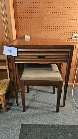 Sewing Machine Table (No Machine) & Bench