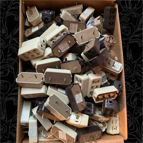 Electrical Power Outlets, Plugs, and Adapter Lot