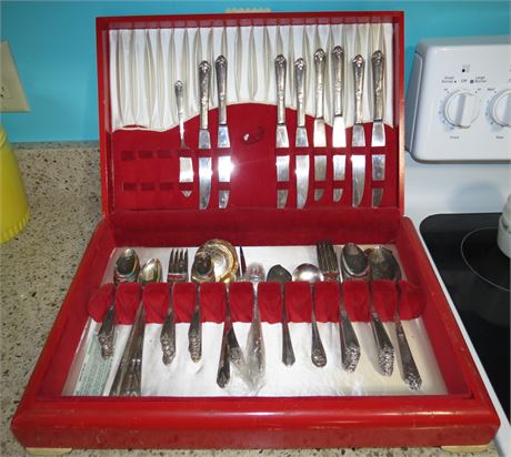 Silver Plate Flatware Set