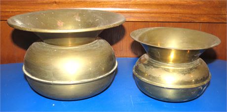 Brass Spittoons