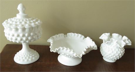 Milk Glass Dishes