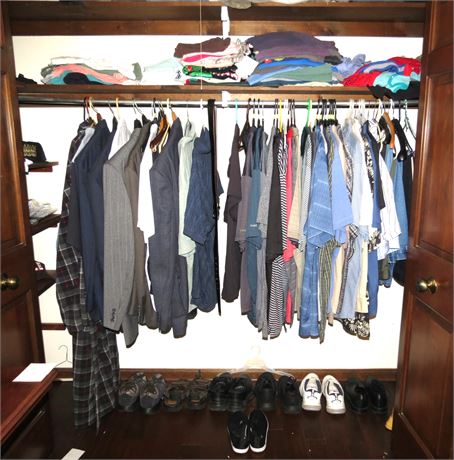 Closet Cleanout: Mens Clothing, Shoes