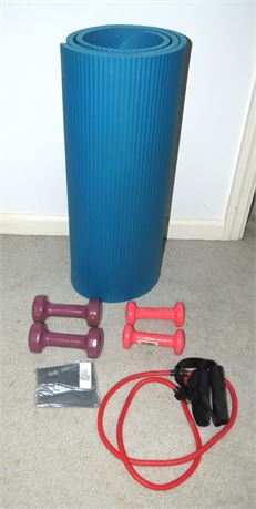 Exercise Mat & Weights