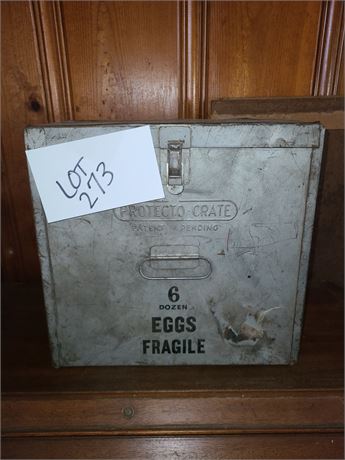 Metal Protecto Crate - Holds 6 Dozen Eggs