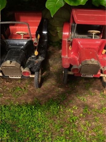 Vintage Friction Old Fashioned Toy Trucks