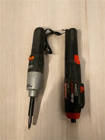 Cordless Craftsman BriteDriver and Black & Decker Automatic Lock Screwdriver Set