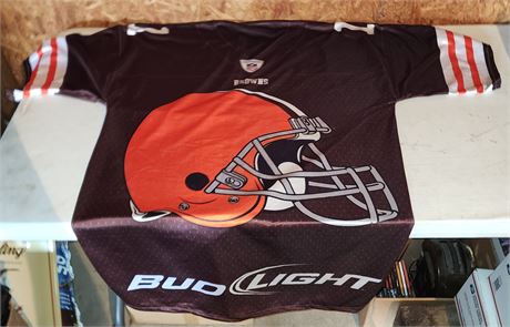 Giant Browns / Bud Light Jersey Banner