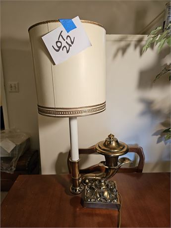 Hubbell Socket Brass Table Lamp