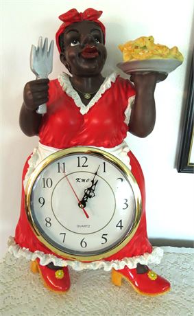 Black Americana Clock