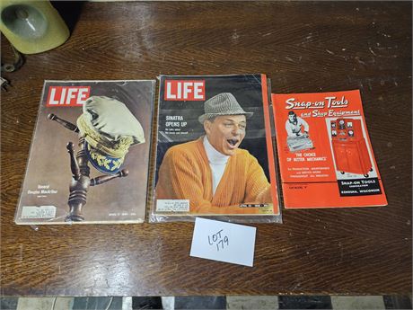 Vintage Snap On Tool Catalog & Vintage Life Magazines