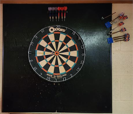 Dart Board W/Darts