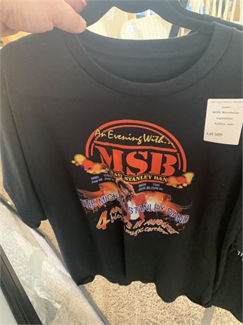 Michael Stanley Band (MSB), Scorpions Band Concert T Shirts Lot of 3
