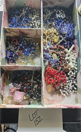 Mixed Religious Rosaries, Pendants & More