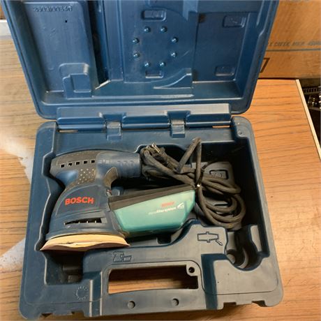 Bosch Micro Filter System Orbital Sander In Carrying Case