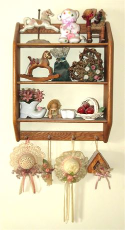 Wall Shelf, Knick Knacks