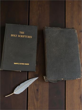 Holy Scriptures Daryle Esther Shack & The Holy Bible Cyclopedic Concordance