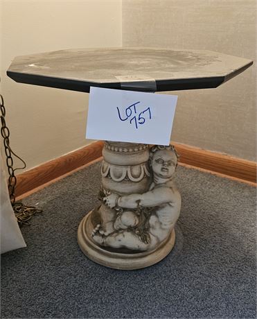 Vintage 60’s - 70’s Cherub End Table