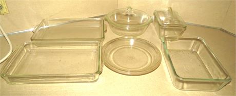 Pyrex, Glasbake, Fireking Baking Dishes