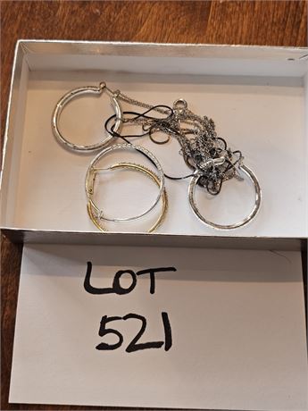 Sterling Mixed Lot - Broken etc. - Scrap Recovery - 0.88 ozt