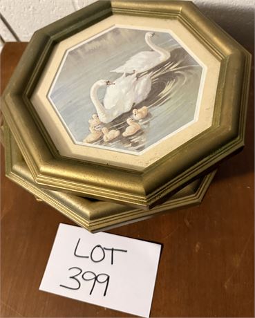 Swan Wall Art Set of 6