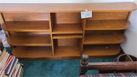 Curved Wood Bookshelf